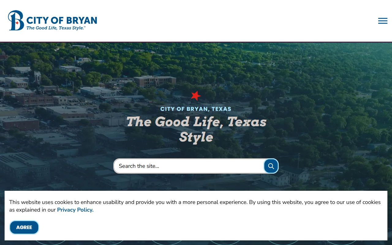City of Bryan homepage - Bryan Texas divorce records