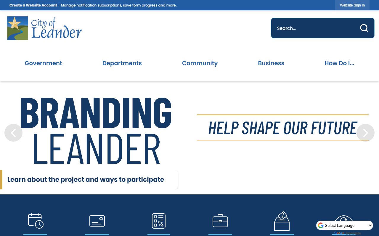 City of Leander homepage - Leander Texas divorce records