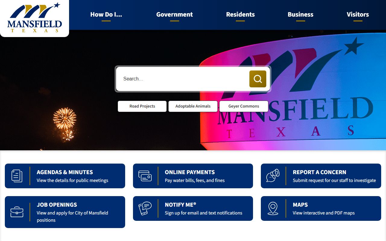 City of Mansfield homepage - Mansfield Texas divorce records