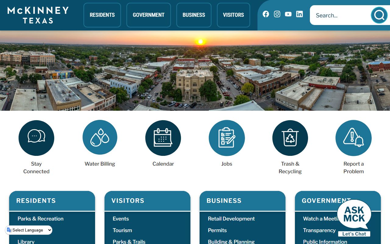 City of McKinney homepage - McKinney Texas divorce records