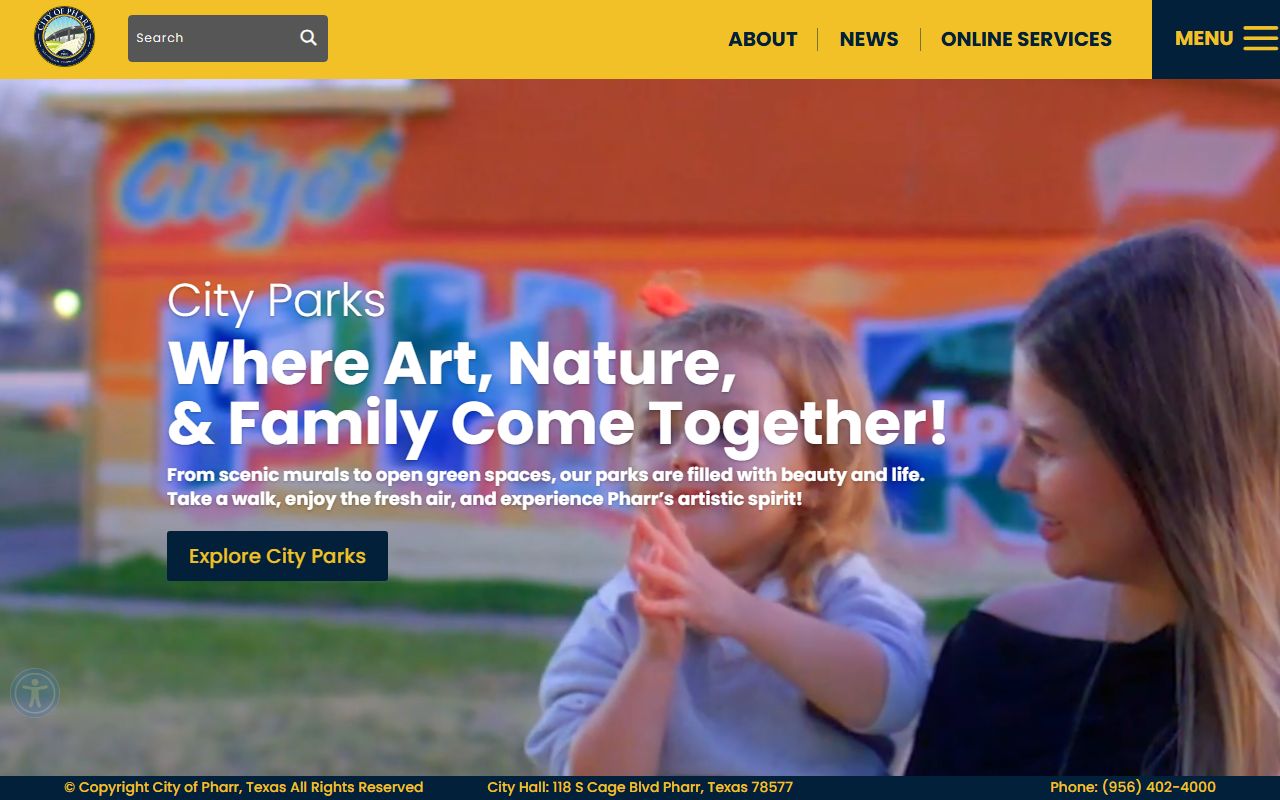 City of Pharr homepage - Pharr Texas divorce records