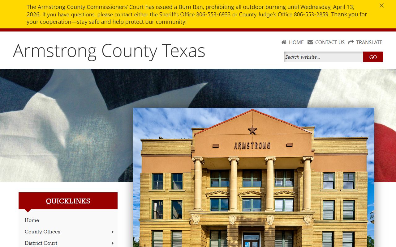 Armstrong County divorce records - county homepage