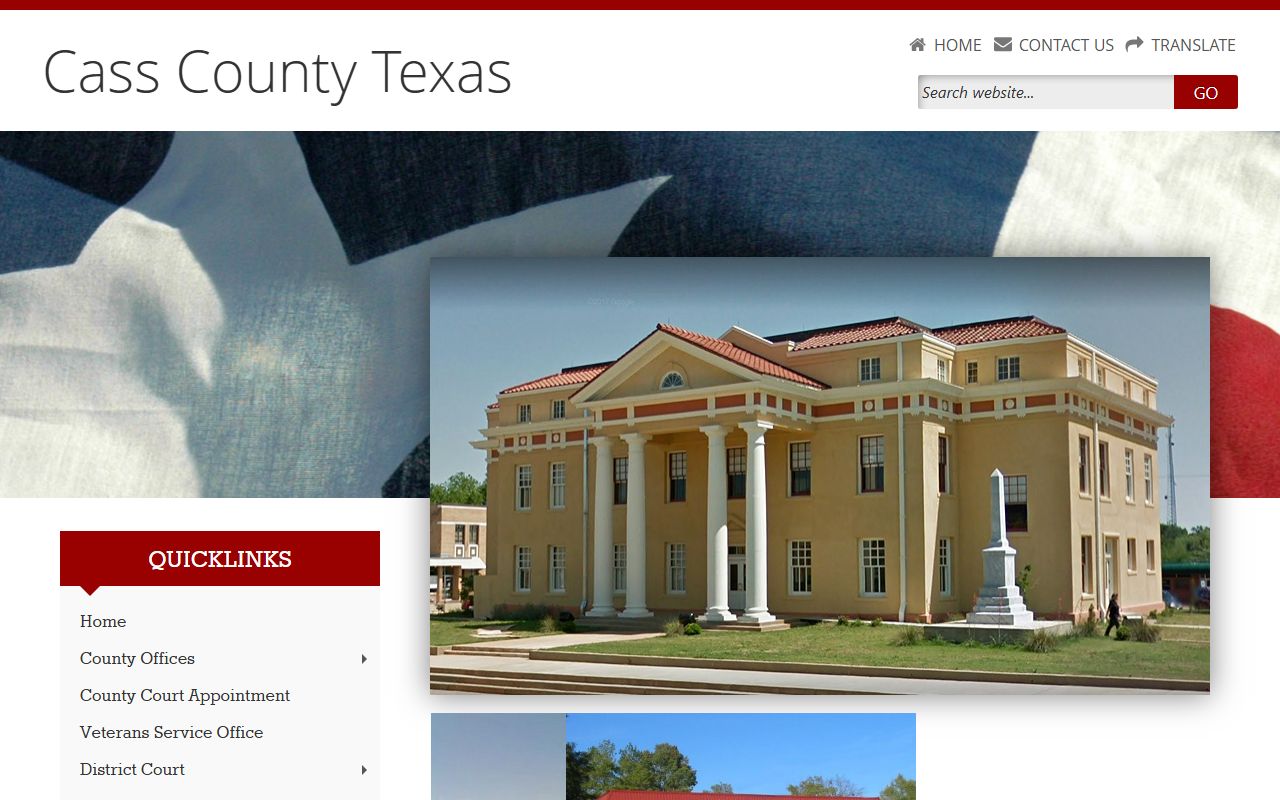 Cass County homepage divorce records