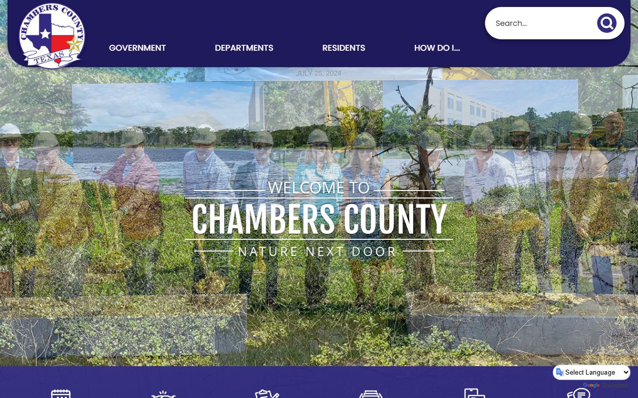 Chambers County divorce records homepage