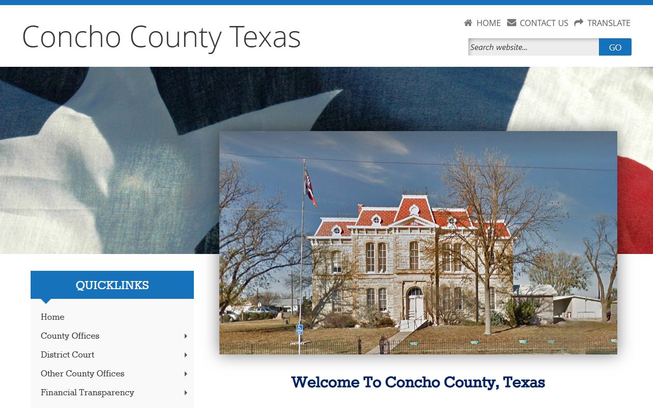Concho County divorce records