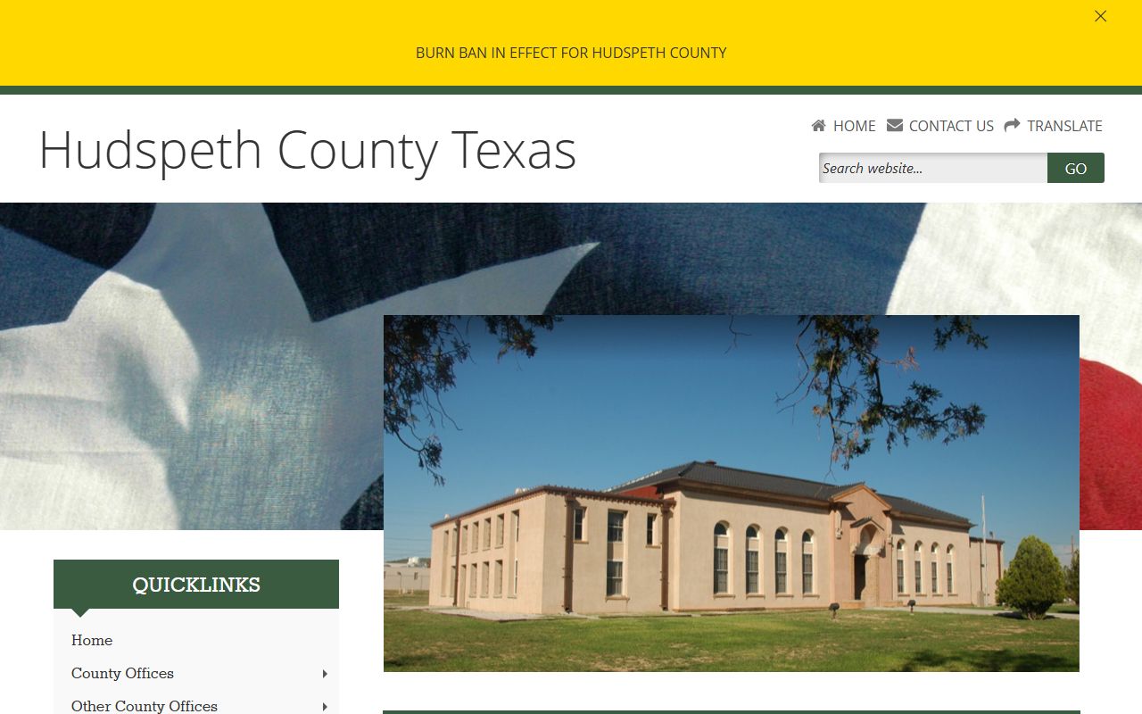 Hudspeth County divorce records - Hudspeth County homepage