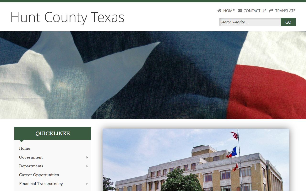 Hunt County divorce records - Hunt County homepage