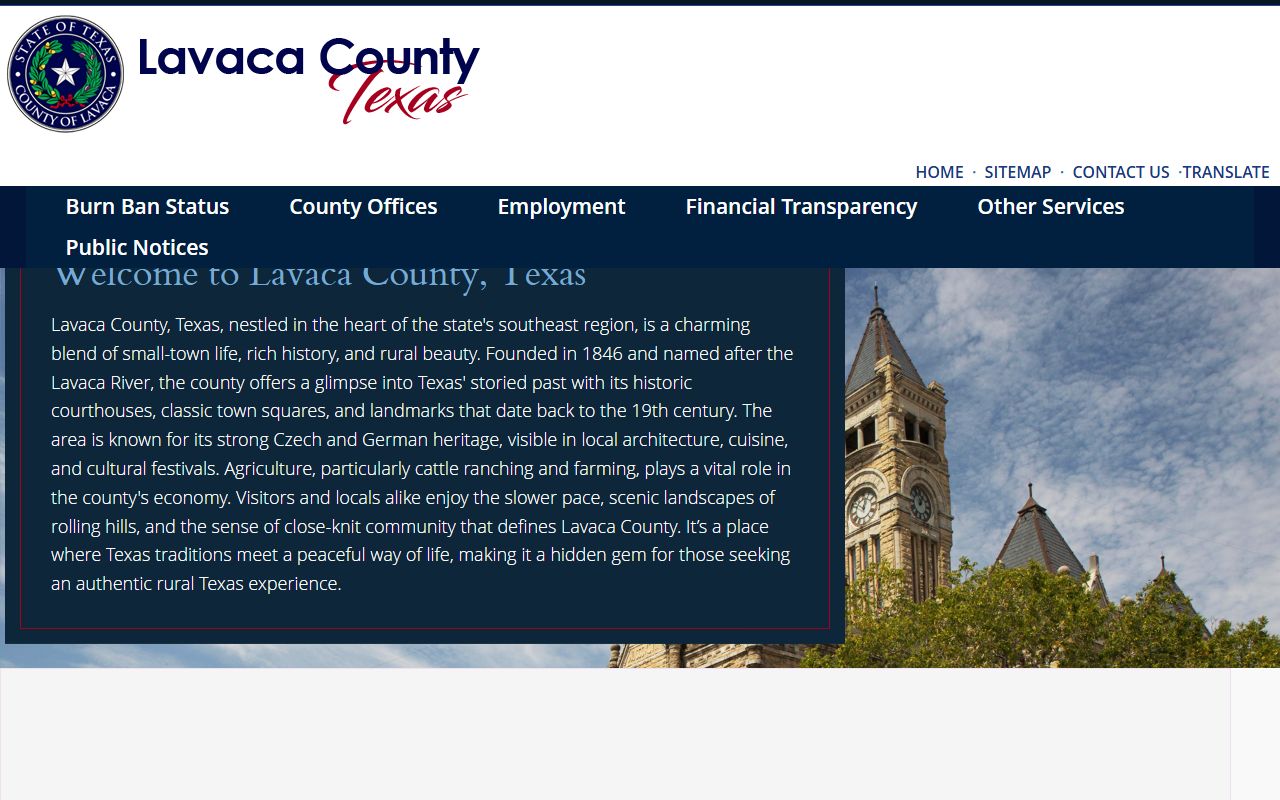 Lavaca County divorce records