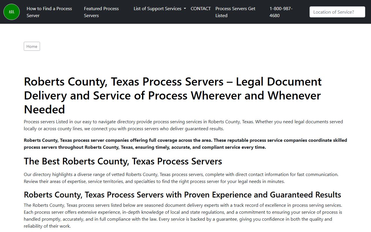 Roberts County divorce records