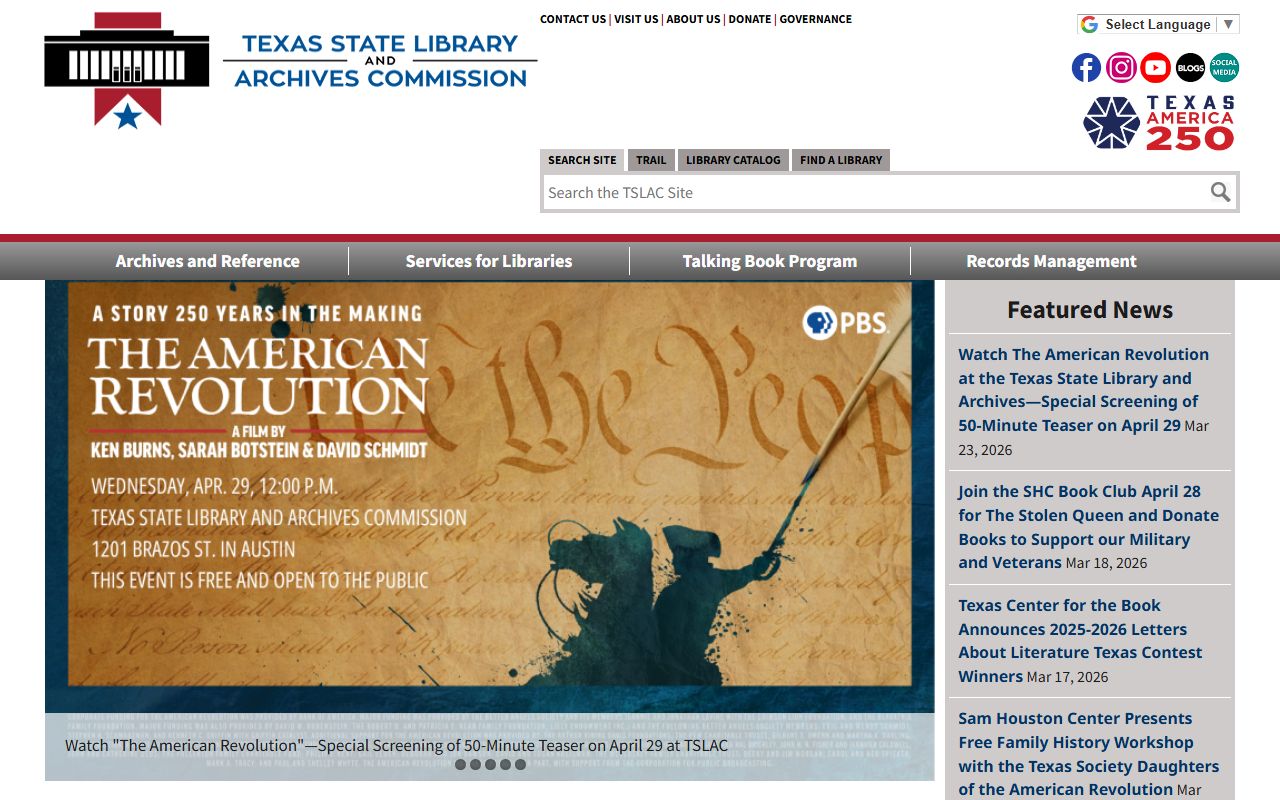 Texas State Library and Archives Commission page governing retention of divorce records including Swisher County files